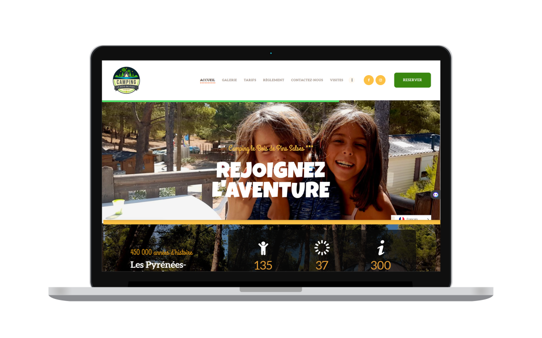 Camping Le Bois de Pins à Salles - Rejoignez l’Aventure | DigitalDuo66.fr